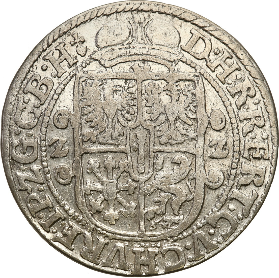 Prusy Książęce. Jerzy Wilhelm. Ort (18 groszy) 1622, Królewiec – NAJRZADSZY